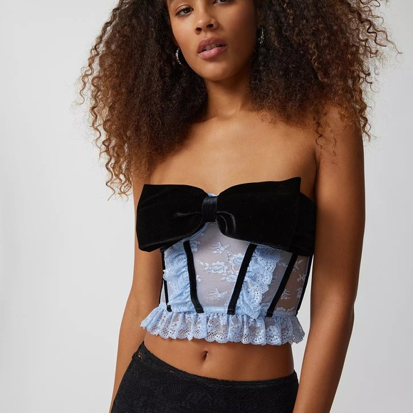 Urban Outfitters Out From Under Corset Top Bustier Lingerie - Picture 1 of 8